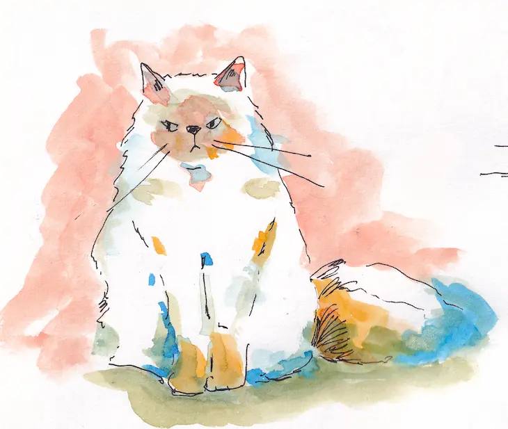 Watercolour painting